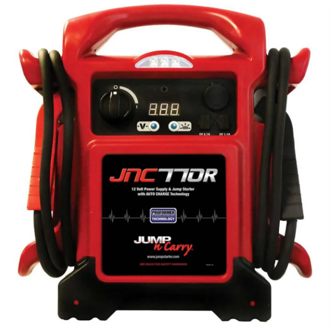 Jump-N-Carry JNC770R 1700 Peak Amp Premium 12 Volt Jump Starter - Red