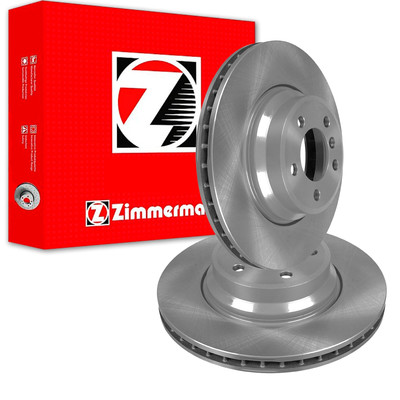 2x ZIMMERMANN COAT Z BREMSSCHEIBEN 348mm INNENBELÜFTET VORNE PASSEND FÜR BMW 7