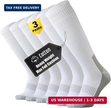 ONKE Max Full Cushion Knee High Socks for Men Work Boot Athletic Over the Calf H