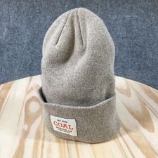Coal Headwear Winter Cuffed Beanie Hat Unisex Beige OS Adjustable Knitted