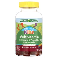 Spring Valley Zero Sugar Kids Multi Gummy, 180 Count