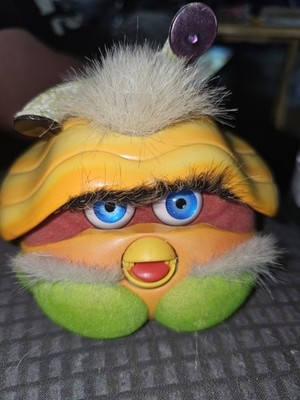 Lemon Drop Shelby Talking Vintage original Furby 2001 Toy w box broken antennas