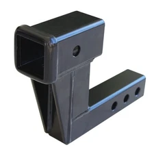 Trailer Hitch Riser for 2 inch Receivers with 6 inch Rise/Drop