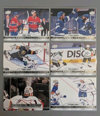 21/22 2021 UD UPPER DECK TIM HORTONS HOCKEY PHOTO FINISH CARDs