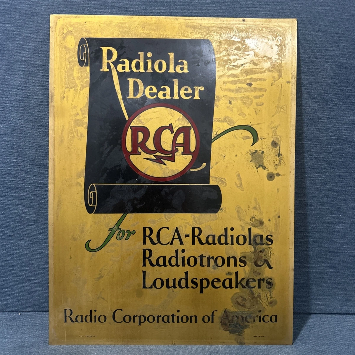 Gold Collectible Advertising Signs for sale | eBay