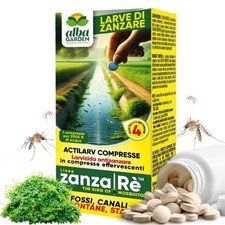 Larvicida Antizanzare in Compresse per Fossi, Canali, Tombini, Pozzetti x 40 g