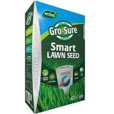 Westland GRO Sure Aqua Gel Coated Smart Grass Lawn Seed 40m2 (1.6 kg) 15.37 per kilo
