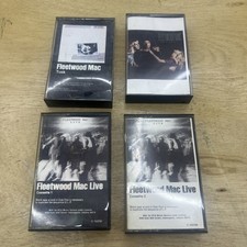 Fleetwood Mac Cassette Tape Lot of 4 Mirage, Tusk Live 1 2