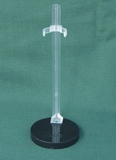 Set of 4 HARD to FIND BLACK BASE Plastic WAIST SYNCH Barbie DOLL STANDS Value