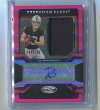 2025 Panini Certified Football #FBC-JBH JACK BECH RC Auto Freshman Fabric /299