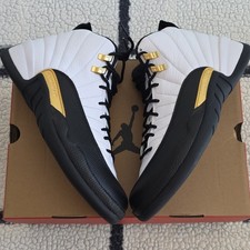 Jordan Air Jordan 12 Retro Royalty White/Black/Metallic Gold Sneakers CT8013-170