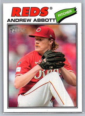 2026 Topps Heritage Topps Andrew Abbott #31 Cincinnati Reds