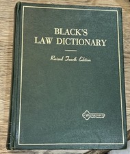 1968 BLACKS LAW DICTIONARY, Revised 4th Editi...
