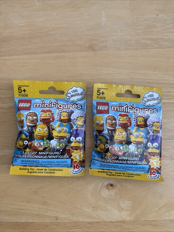 Brand New Sealed Lego Simpsons Series 2 Minifigures Blind Bag X 2