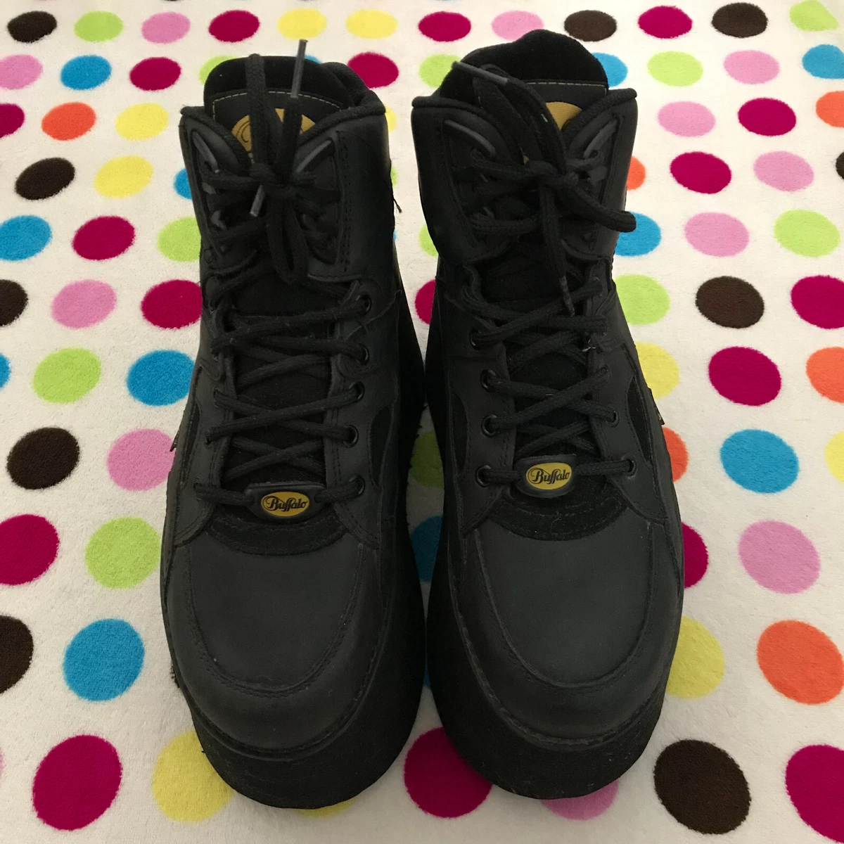 Black buffalo platform best sale shoes