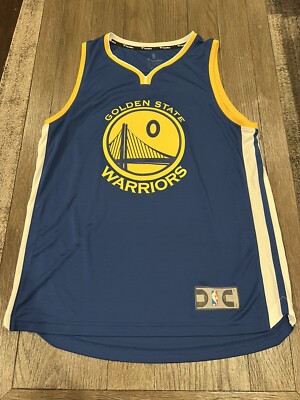 D'Angelo Russell Golden State Warriors Fanatics Swingman Blue Jersey Large  - Main Image