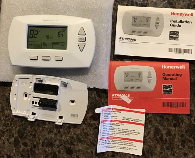Honeywell RTH6300B Digital 52 Day Programmable Thermostat