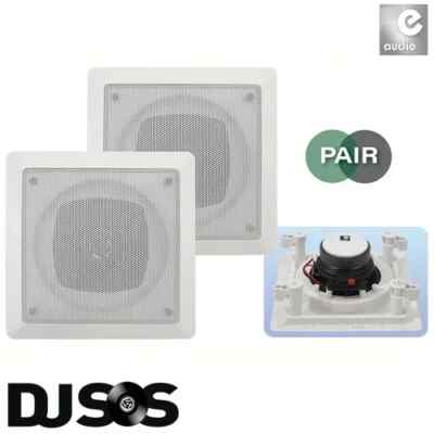 e-audio 5'' 2-Wege Deckenlautsprecher Home Wasserdicht Paar (8 Ohm 80 W) #B414A