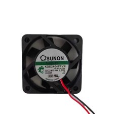 1pc SUNON KDE2404PFVX 4010 4CM 24V 1.9W 2-wire Inverter Mute Cooling Fan