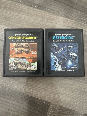 Canyon Bomber & Asteroids (Atari)