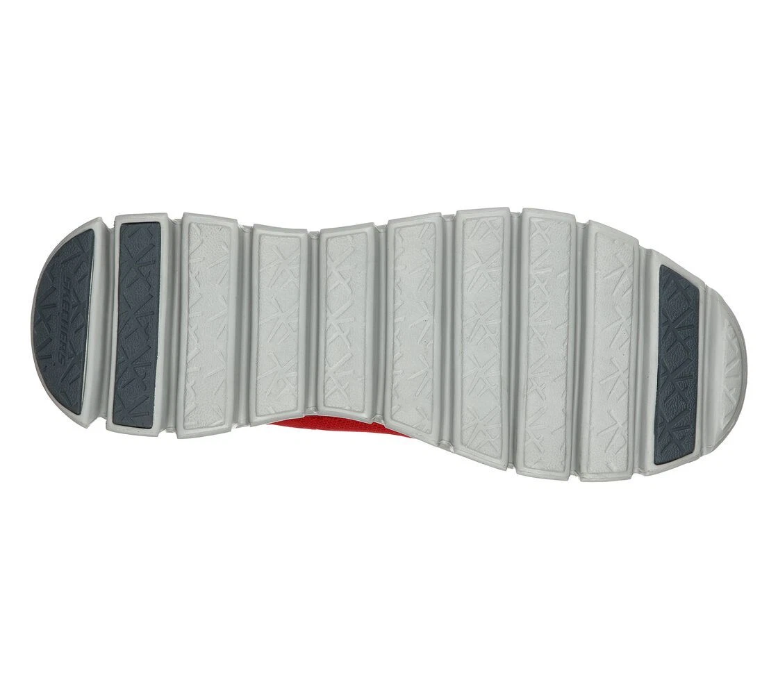 Skechers lace up sale sneakers hombre rojas