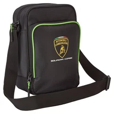 Lamborghini Squadra Corse Team Shoulder Bag Black