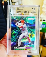 2020 Panini Prizm GEMS Mike Trout BGS 10 PRISTINE SSP Case Hit Pop 1/1