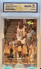 1994-95 Classic Promo Card Shaquille O’Neal WCG 10 Magic Lakers Heat HOF
