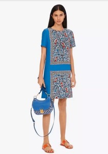 tory burch printed shift dress