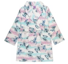 Disney Lilo  Stitch Toddler Girls Belted Plush Bathrobe, Size 4