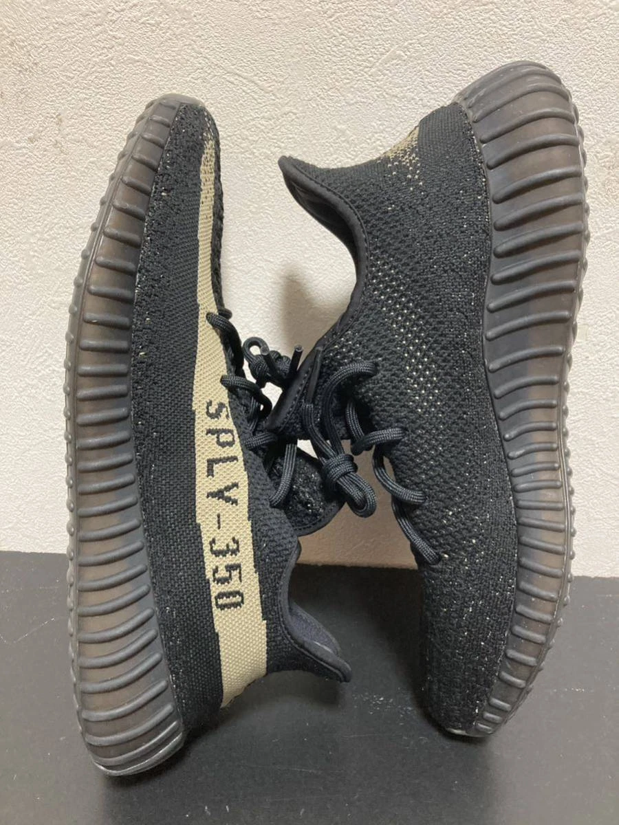 adidas YEEZY BOOST 350 V2 Core Black Green BY9611 size US11 29cm from Japan JP
