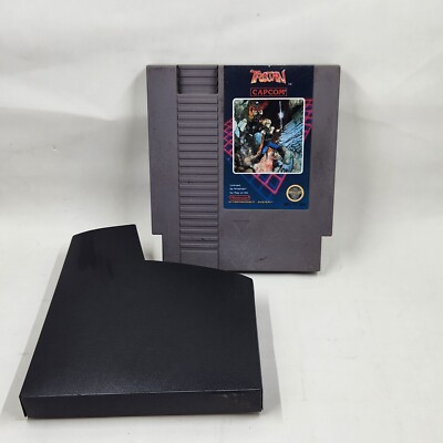 Nintendo NES Trojan 5 screw Authentic Game /w Sleeve