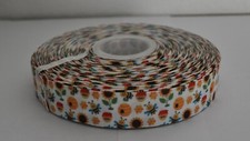 1 INCH BUMBLE BEE AND HONEY PRINT GROSGRAIN RIBBON- 1 YARD