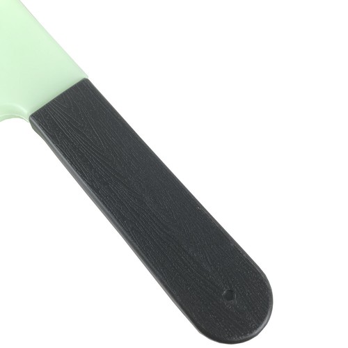 Cuchillo de carnicero gigante de plástico cuchillero utilería con hoja verde - Imagen 4 de 5
