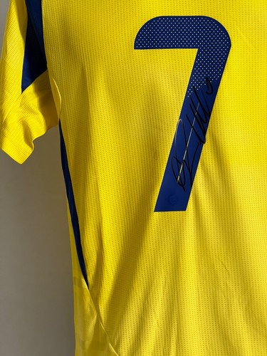 7 Ronaldo shirt signed autographs Al Nassr fc away soccer jersey COA - Picture 3 of 3