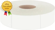 600 PCS White Rectangular Stickers, Blank Write on Labels Self-Adhesive Stickers