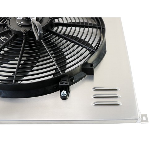 FIT 1942-1952 FORD F-SERIES F1 F2 F3 PICKUP V8 ALUMINUM SHROUD+16" FAN+RELAY KIT - Picture 4 of 14