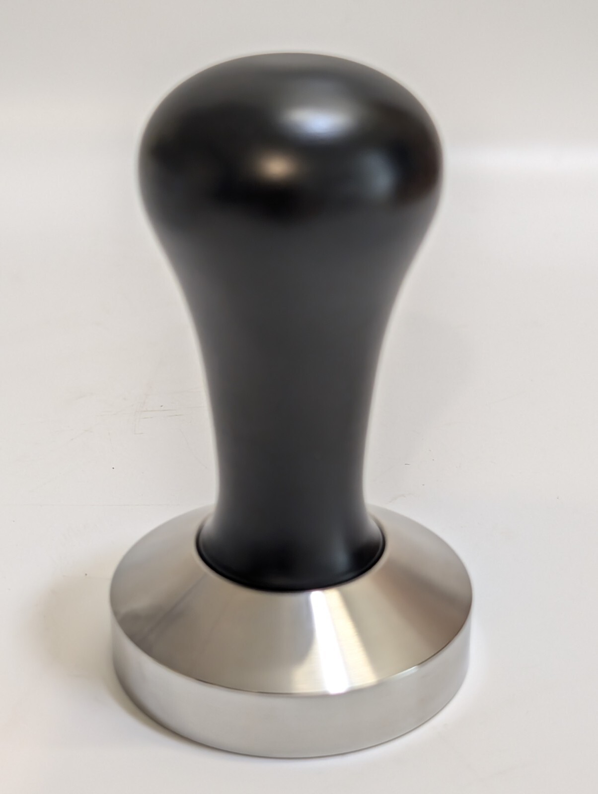 Metallurgica Motta Black Aluminum Handle Coffee Tamper, 58mm Made In Italy