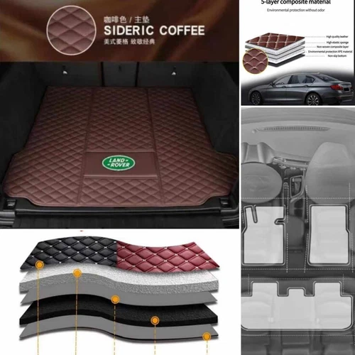 For Land Rover All Weather Car Floor Mats Custom Foot Pads Waterproof Carpets - Imagen 16 de 37