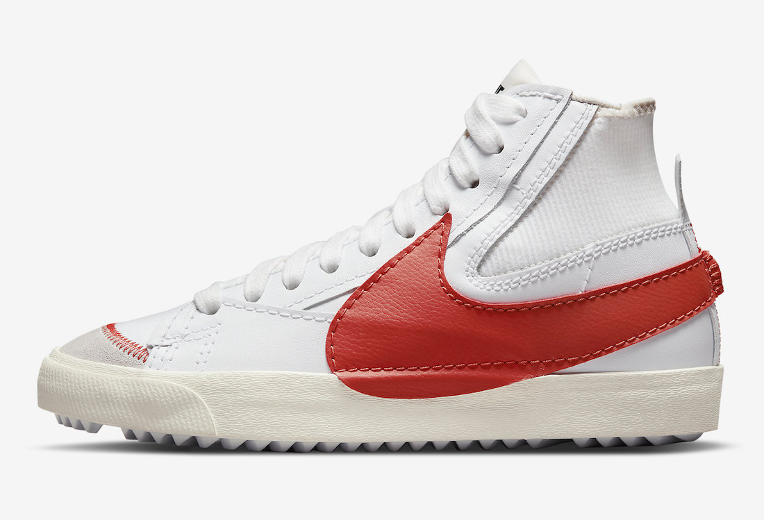 Блейзер Nike Mid 77 Jumbo Swoosh Белый Mantra Оранжевый красный DH7690-100 sz 15 Мужской 9490₽
