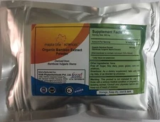 Bamboo Extract Powder 70% Organic Silica Pure & High Quality 