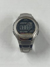 CASIO WORLD TIME WAVE CAPTOR WATCH VERY WORN working condition VINTAGE