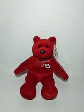Dale Earnhardt Jr 8 Red Teddy Bear Plush 23 Karat Gold' N Bears RARE 2001 Vtge