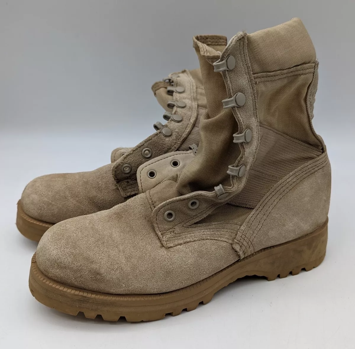 Light tan combat clearance boots