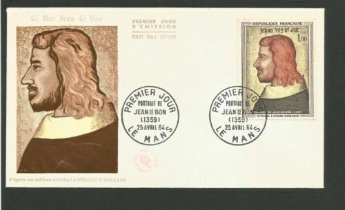 Timbres premier jour français de 1961 à 1965 Enveloppe