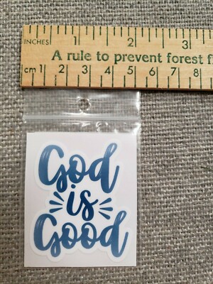 God is Good 2 1/2'' Off the Hook Vinyl Sticker