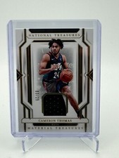 23-24 National Treasures NBA Cam Thomas Nets (Game Worn) Patch GOLD 3/25