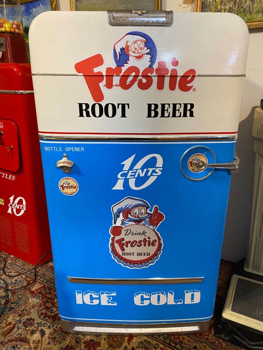 1950s Frigidaire Fridge RENOVATED into Frostie Root Beer Soda