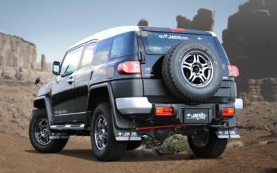 JAOSマッドフラップ　fJクルーザー JAOS Front+Rear Mud Guard Flap for Toyota FJ Cruiser 07-14 w/OEM