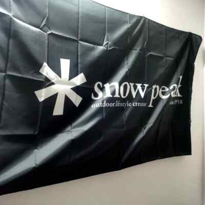 Snow Peak Flag Outdoor Lifestyle Creator Banner For Decor 90x150cm